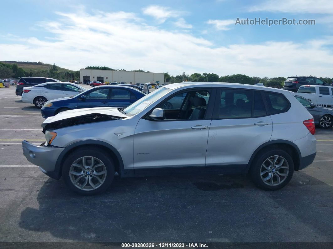 2011 Bmw X3 35i Silver vin: 5UXWX7C57BL734270