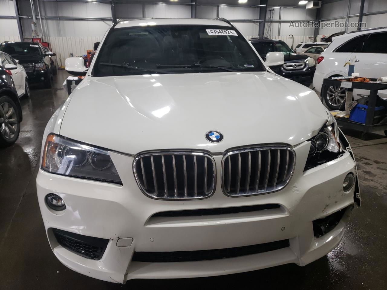 2011 Bmw X3 Xdrive35i White vin: 5UXWX7C57BL734320