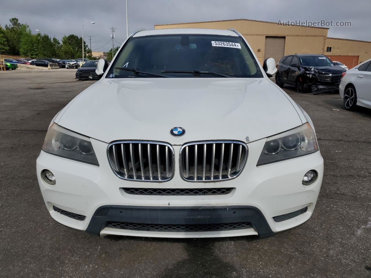 2011 Bmw X3 Xdrive35i White vin: 5UXWX7C57BL735290