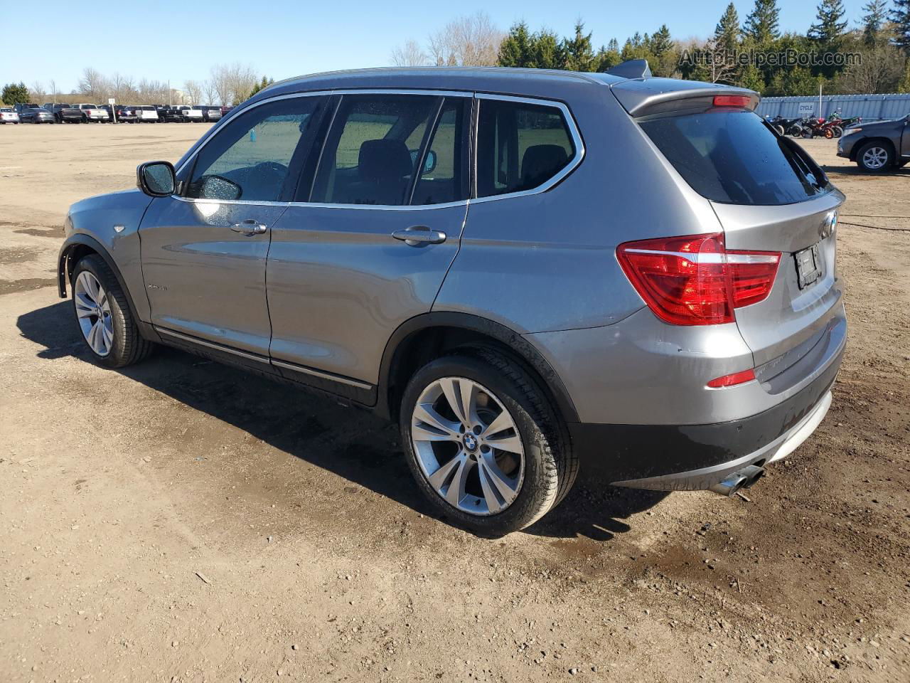 2011 Bmw X3 Xdrive35i Gray vin: 5UXWX7C57BLT78905