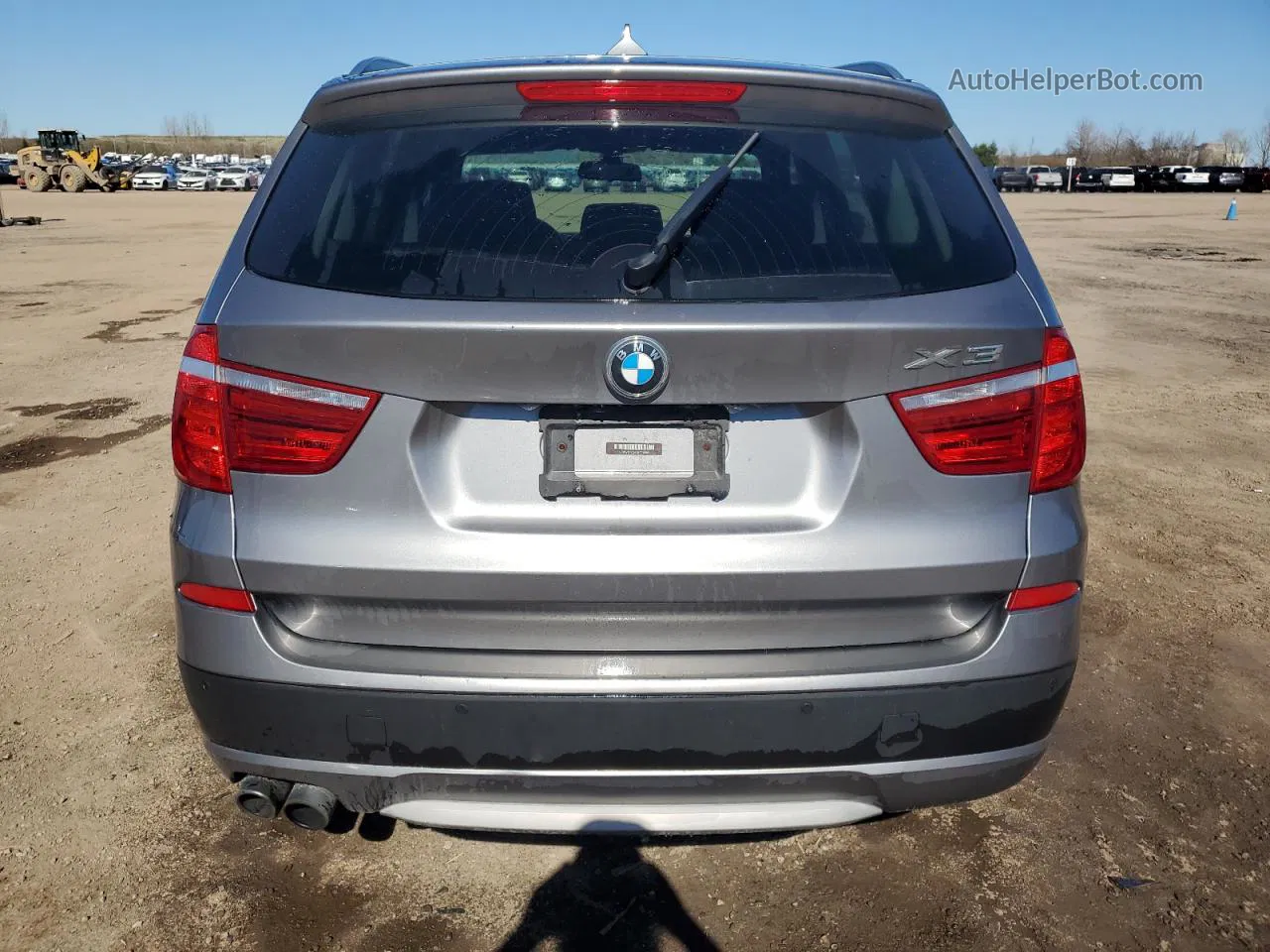 2011 Bmw X3 Xdrive35i Gray vin: 5UXWX7C57BLT78905