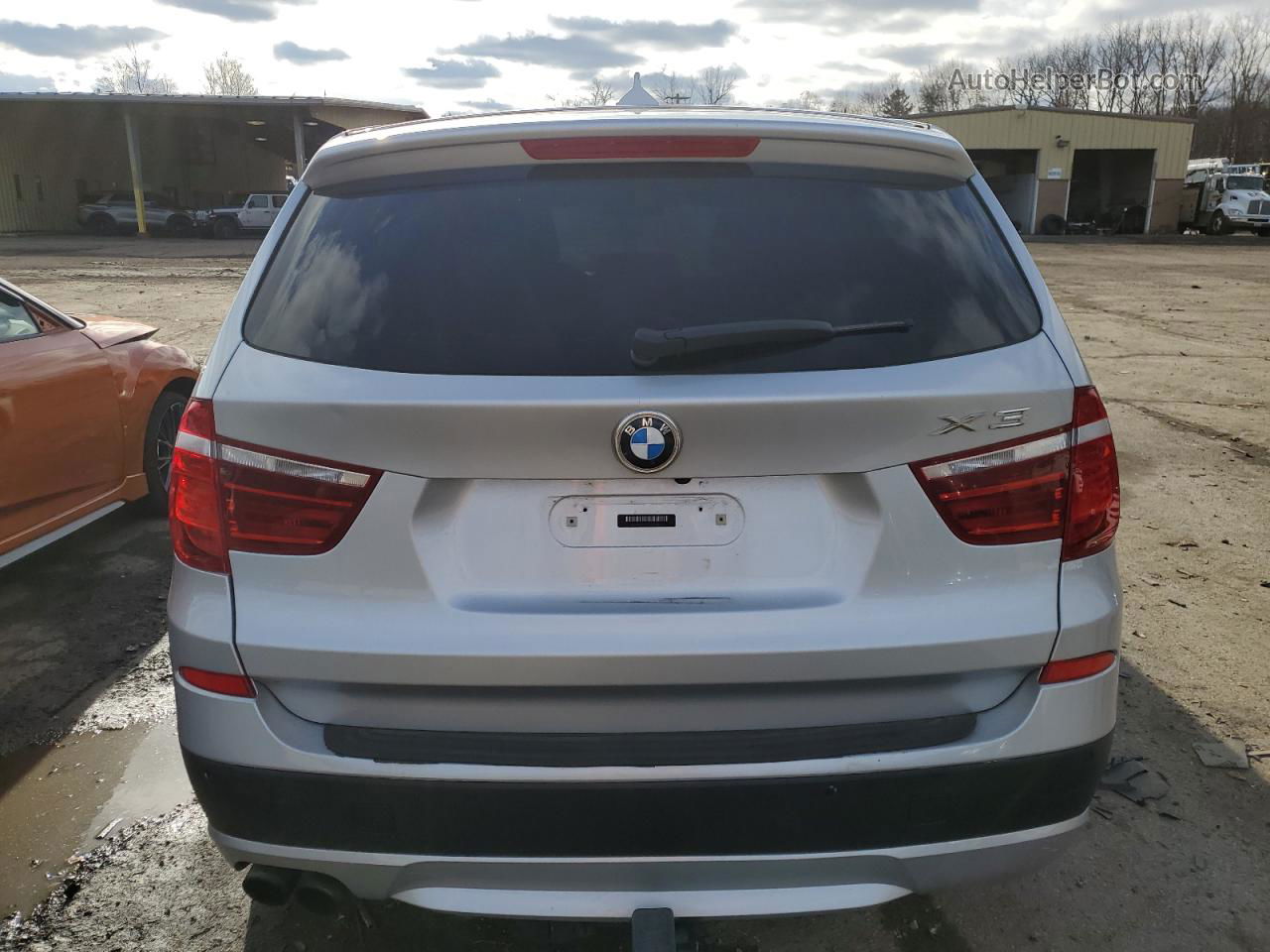 2013 Bmw X3 Xdrive35i Silver vin: 5UXWX7C57DL976415