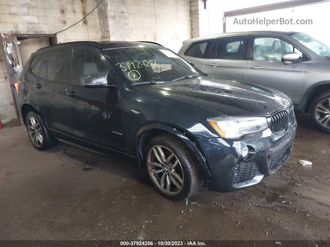 2016 Bmw X3 Xdrive35i Black vin: 5UXWX7C57G0R16883