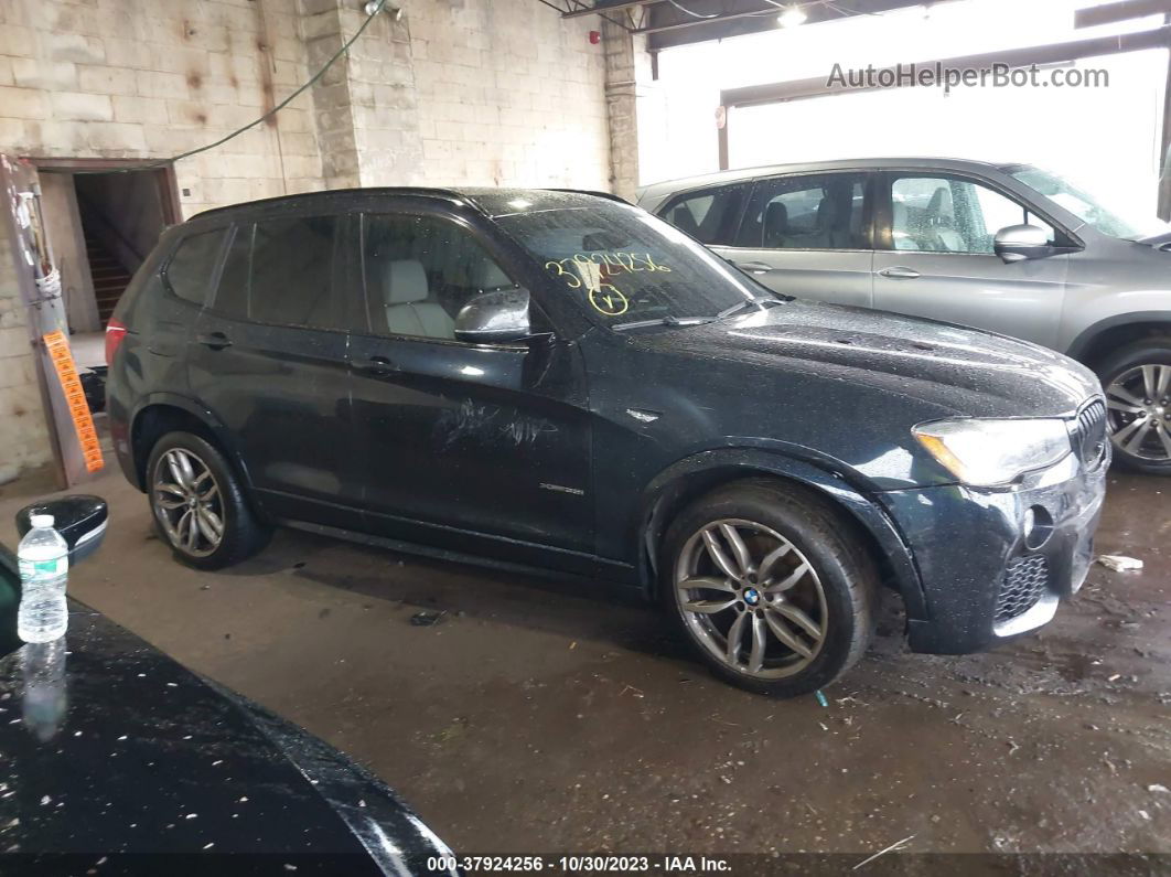 2016 Bmw X3 Xdrive35i Black vin: 5UXWX7C57G0R16883