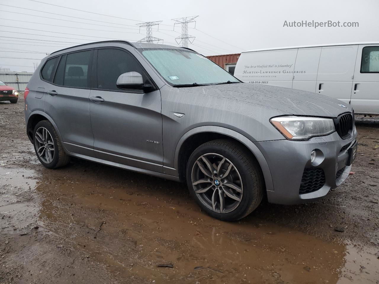 2016 Bmw X3 Xdrive35i Gray vin: 5UXWX7C57G0S15728