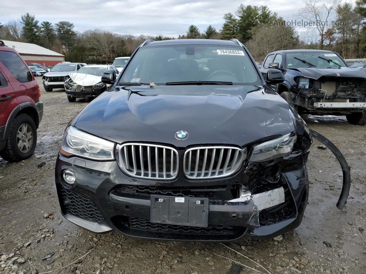 2016 Bmw X3 Xdrive35i Black vin: 5UXWX7C57G0S16569