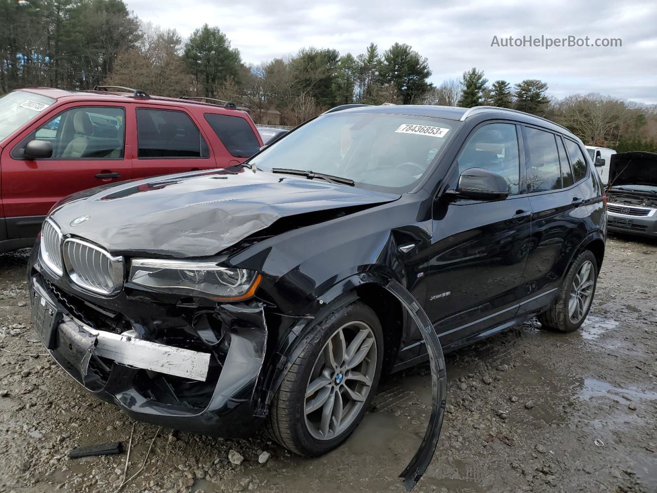 2016 Bmw X3 Xdrive35i Black vin: 5UXWX7C57G0S16569