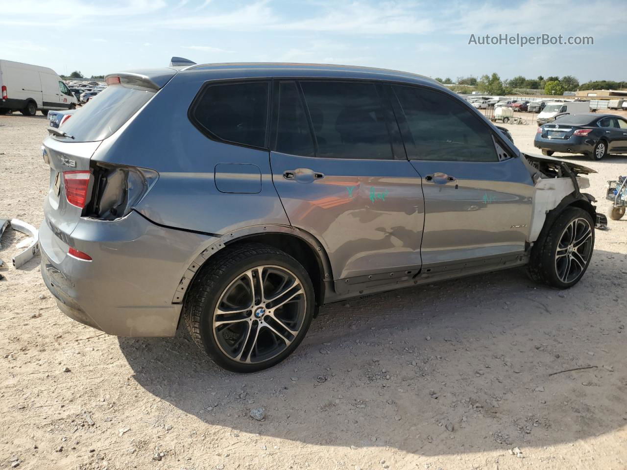 2016 Bmw X3 Xdrive35i Gray vin: 5UXWX7C57G0S17138