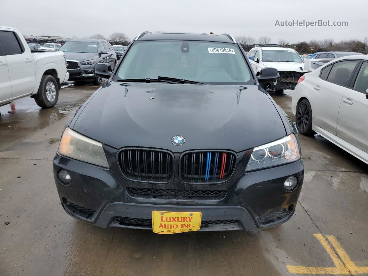 2011 Bmw X3 Xdrive35i Black vin: 5UXWX7C58BL730227