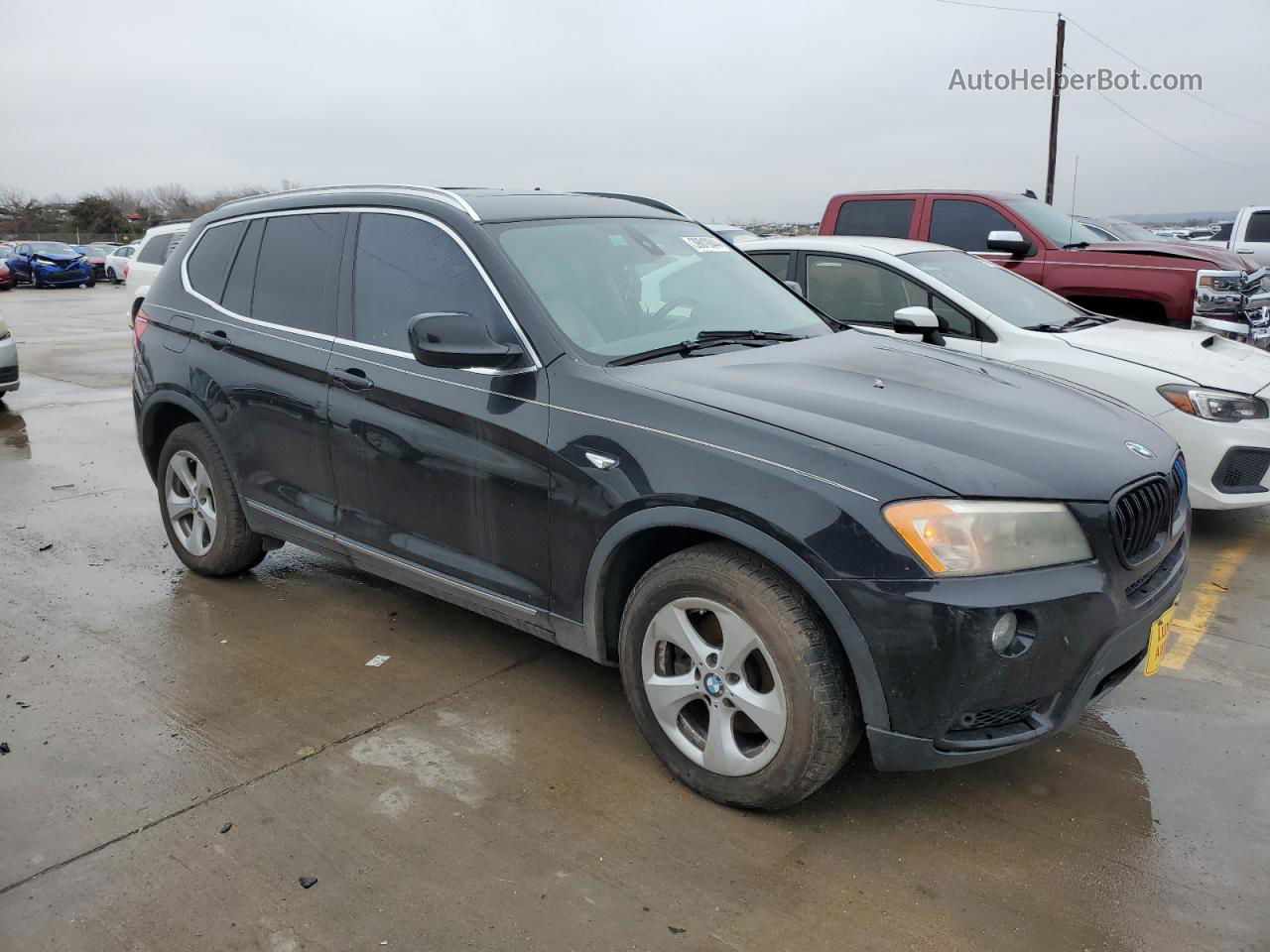 2011 Bmw X3 Xdrive35i Black vin: 5UXWX7C58BL730227