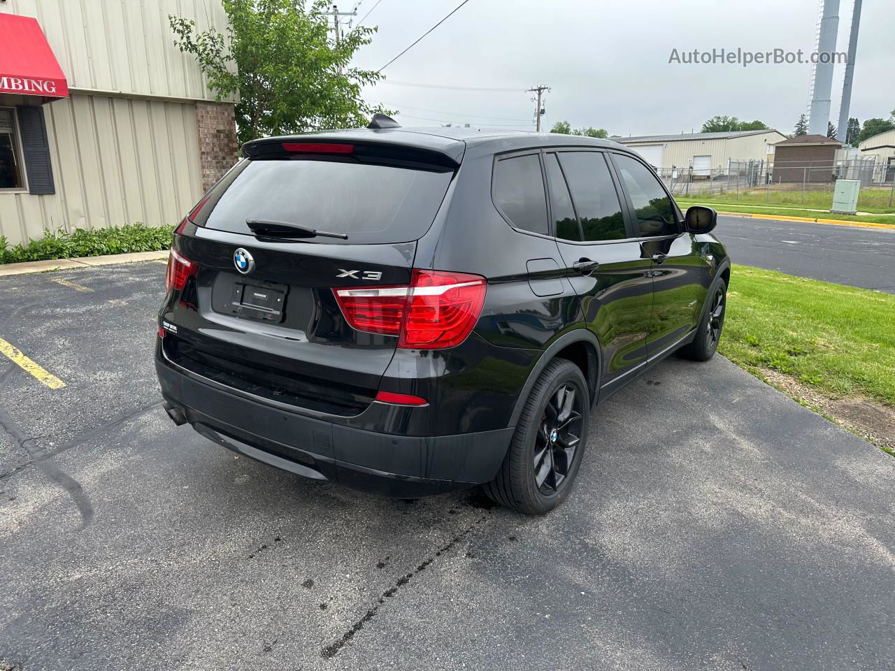 2011 Bmw X3 Xdrive35i Black vin: 5UXWX7C58BL731345