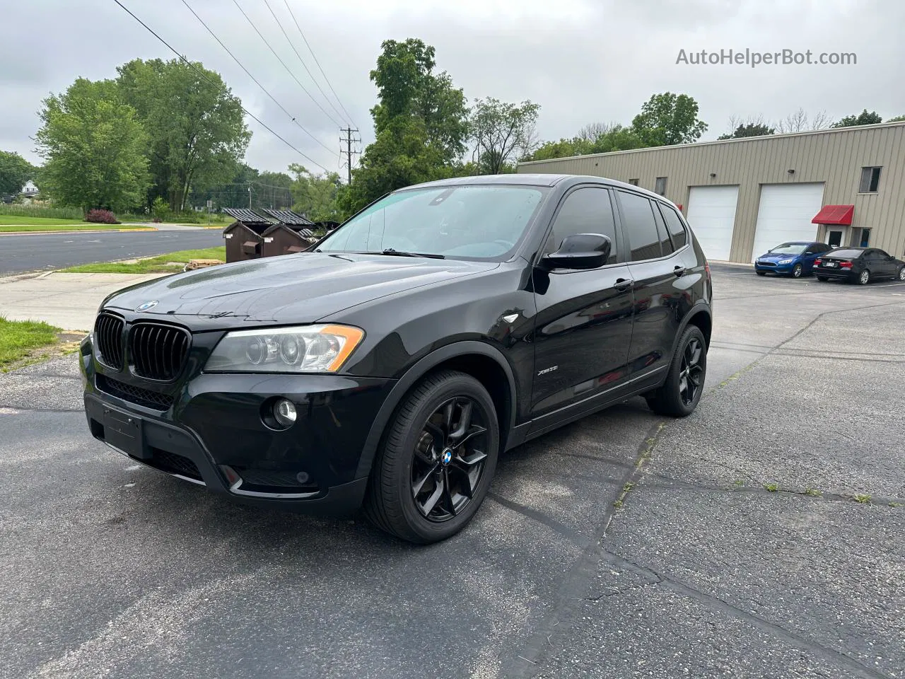 2011 Bmw X3 Xdrive35i Black vin: 5UXWX7C58BL731345