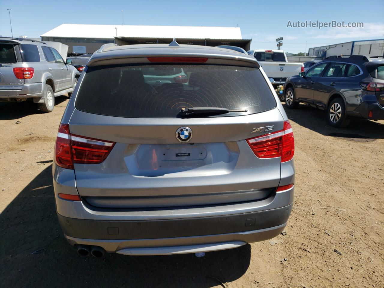 2013 Bmw X3 Xdrive35i Gray vin: 5UXWX7C58DL981705