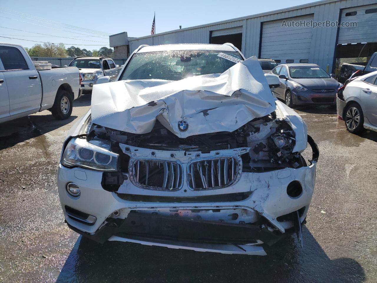 2016 Bmw X3 Xdrive35i White vin: 5UXWX7C58G0S15303