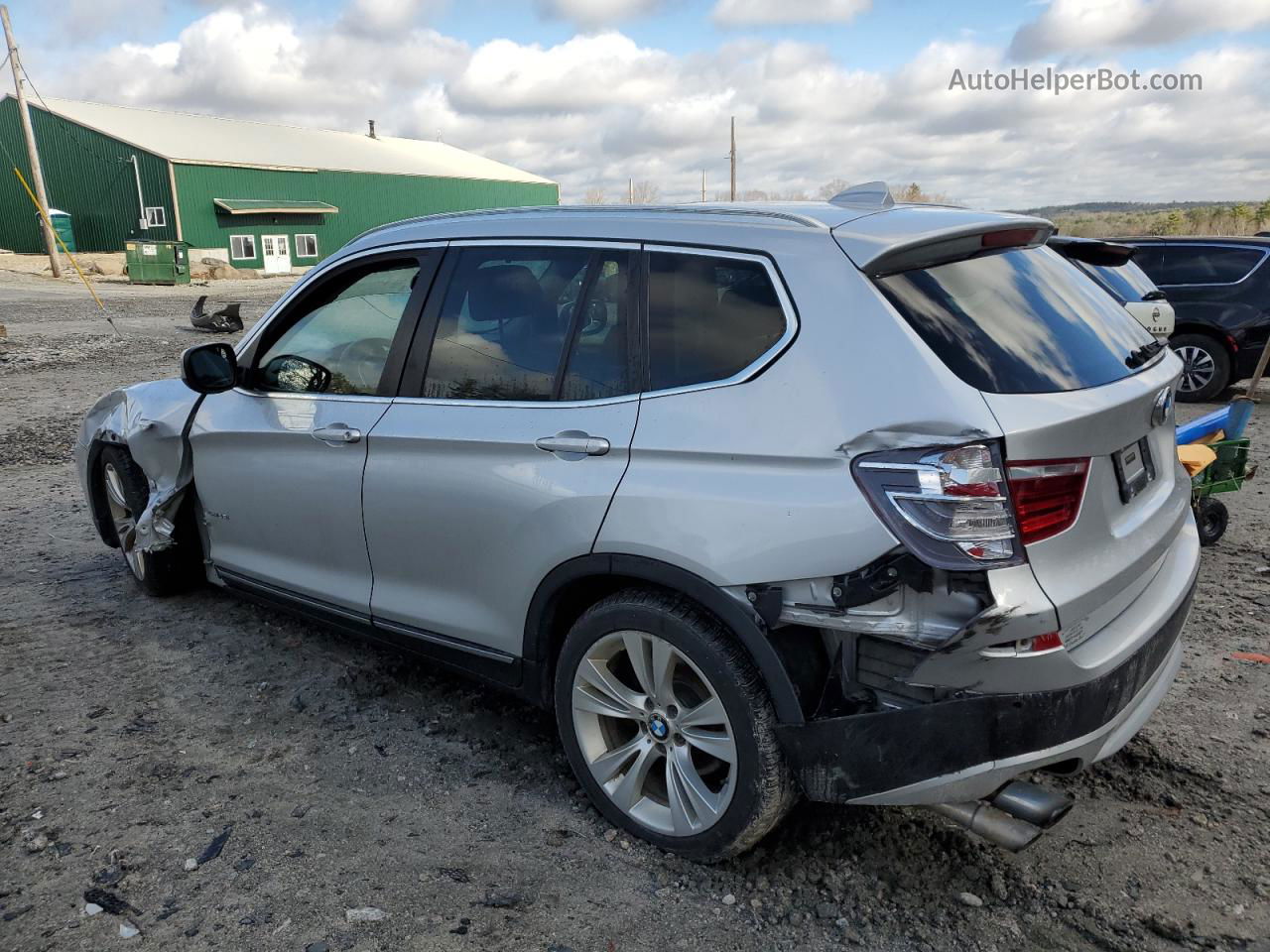 2011 Bmw X3 Xdrive35i Silver vin: 5UXWX7C59BL734982