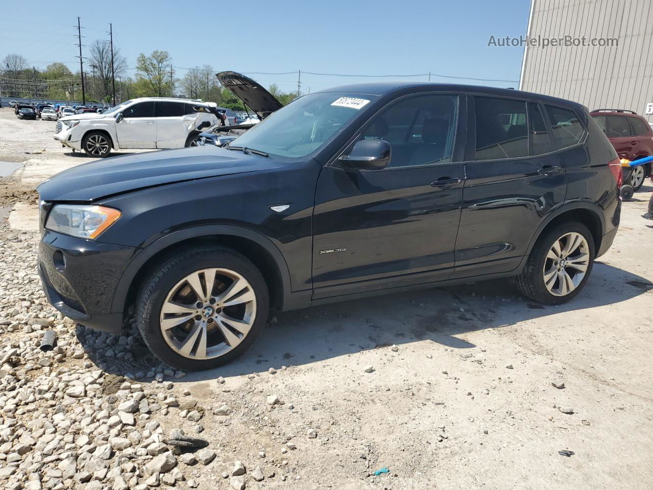 2014 Bmw X3 Xdrive35i Black vin: 5UXWX7C59E0E75337