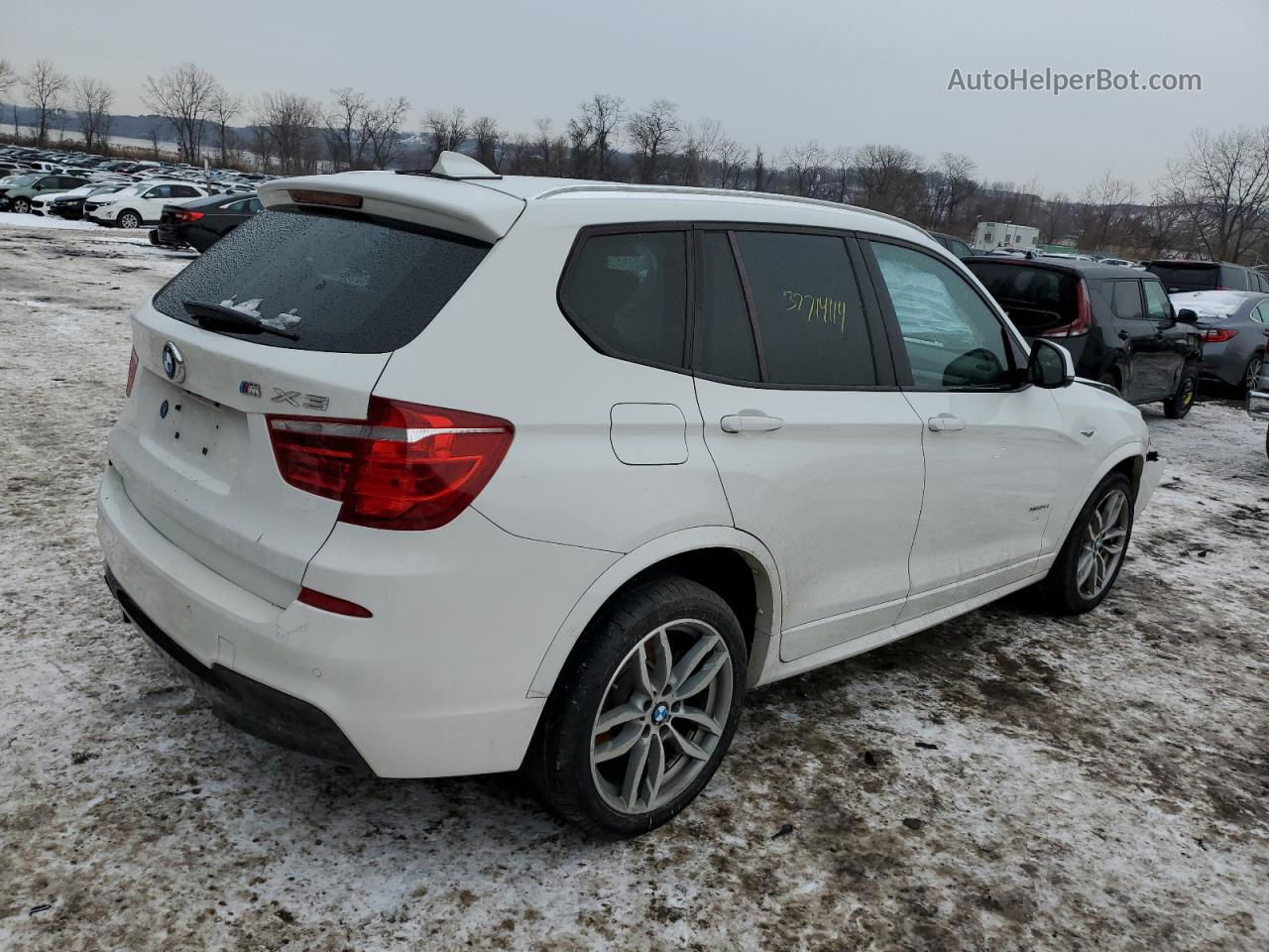 2016 Bmw X3 Xdrive35i White vin: 5UXWX7C59G0K36824