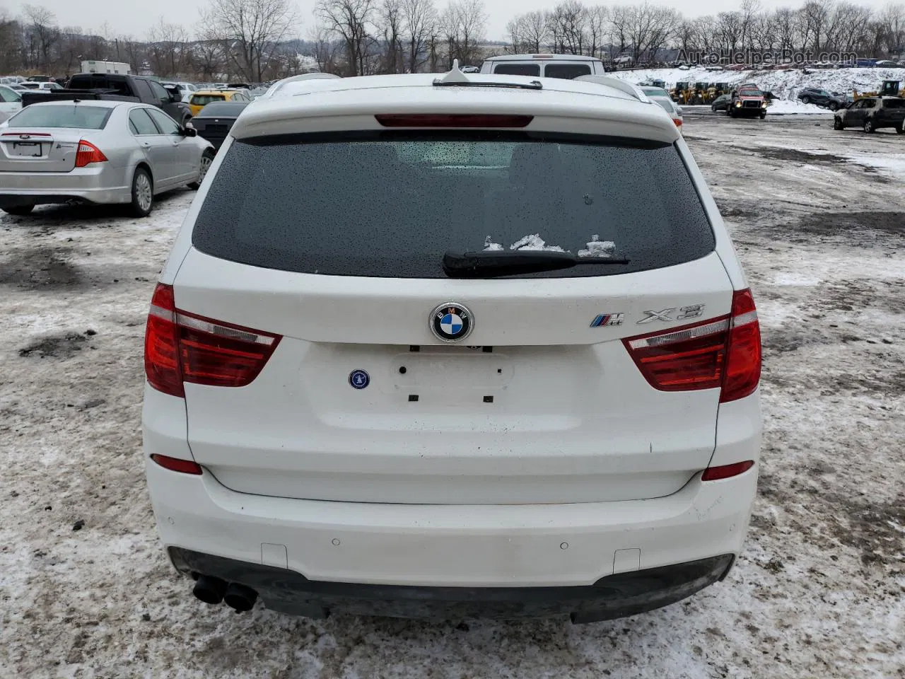 2016 Bmw X3 Xdrive35i White vin: 5UXWX7C59G0K36824