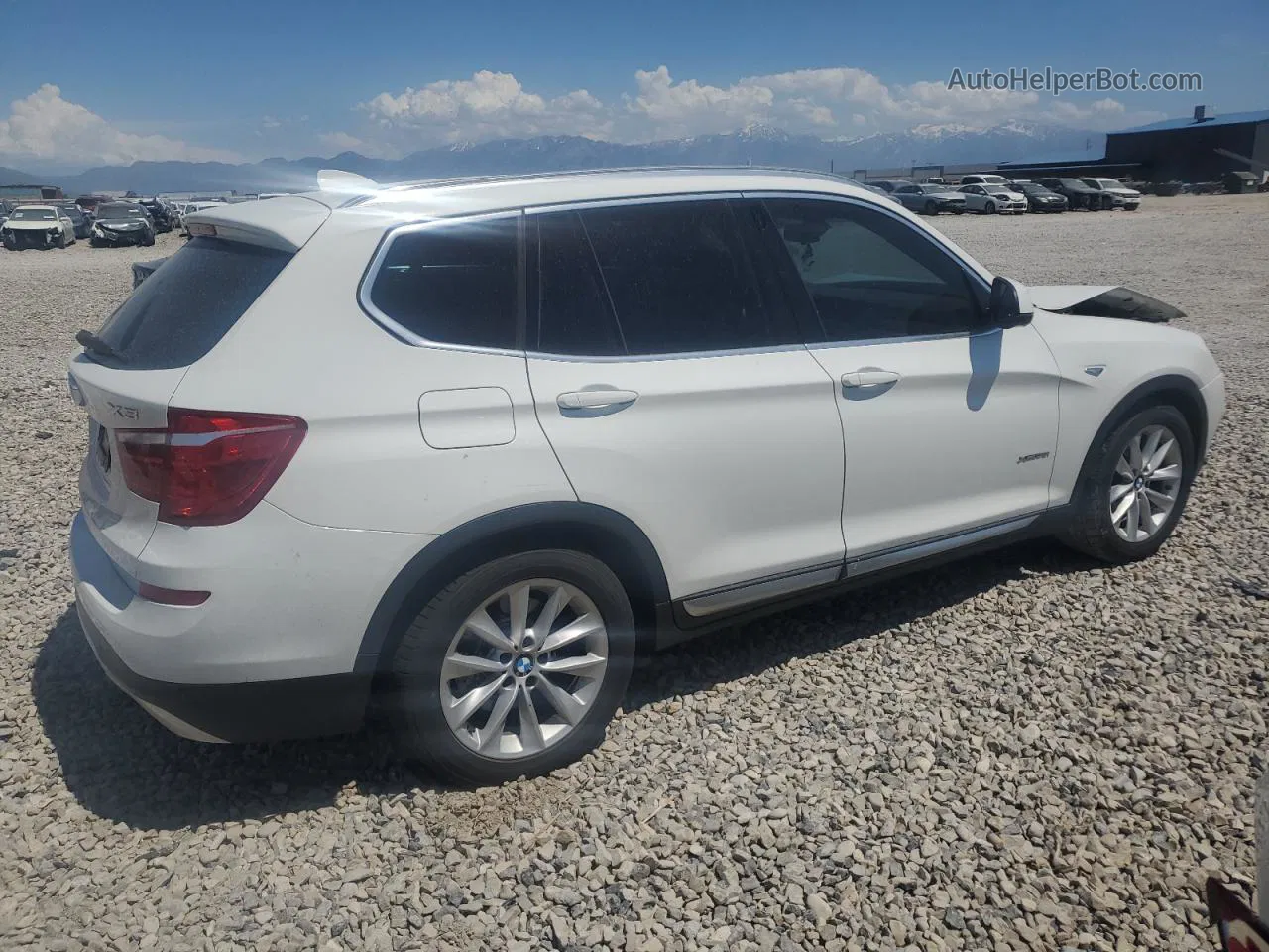 2016 Bmw X3 Xdrive35i White vin: 5UXWX7C59G0R17033