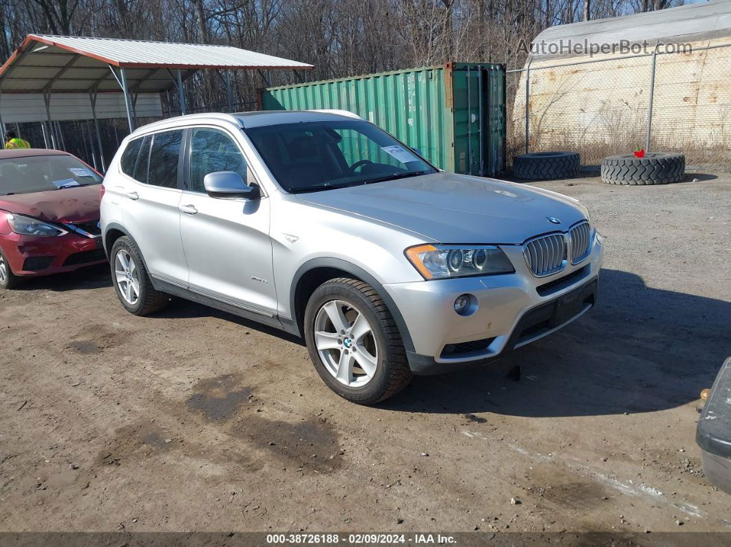 2011 Bmw X3 Xdrive35i Silver vin: 5UXWX7C5XBL732545