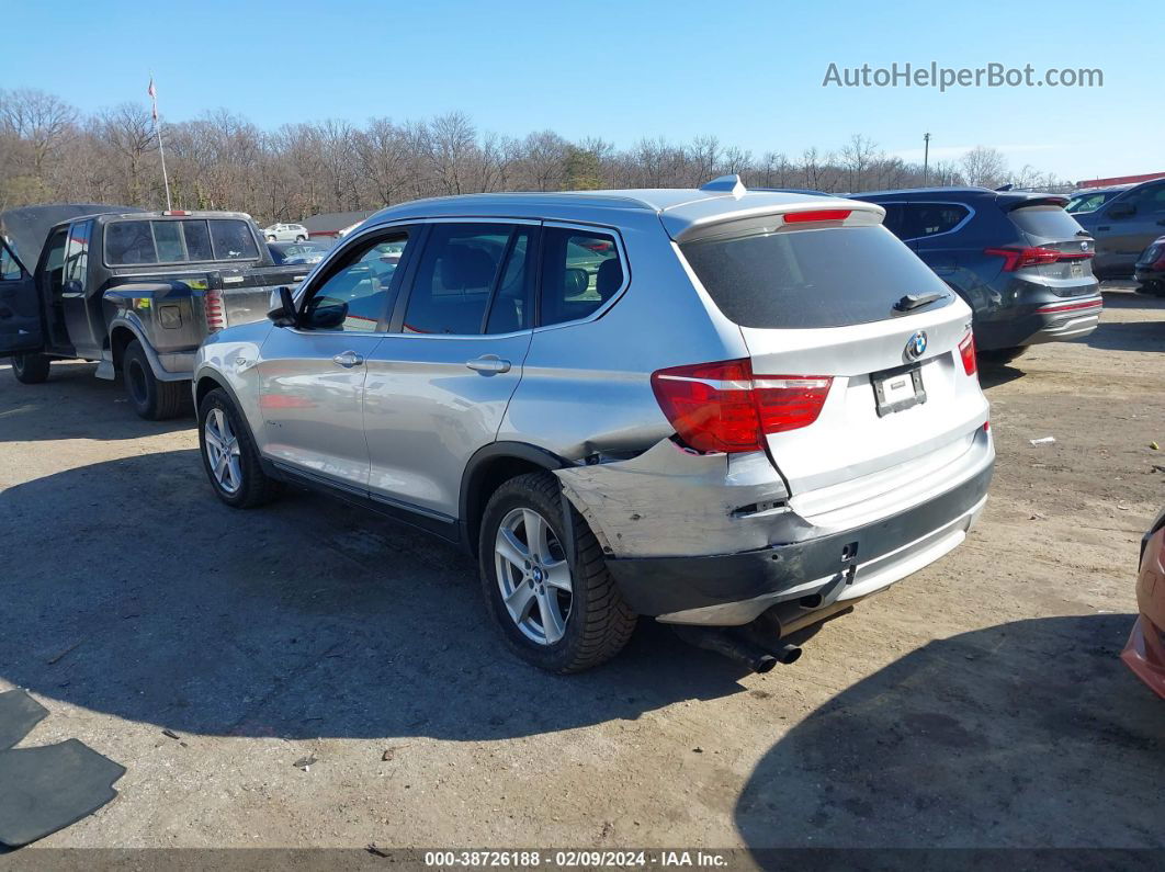 2011 Bmw X3 Xdrive35i Silver vin: 5UXWX7C5XBL732545