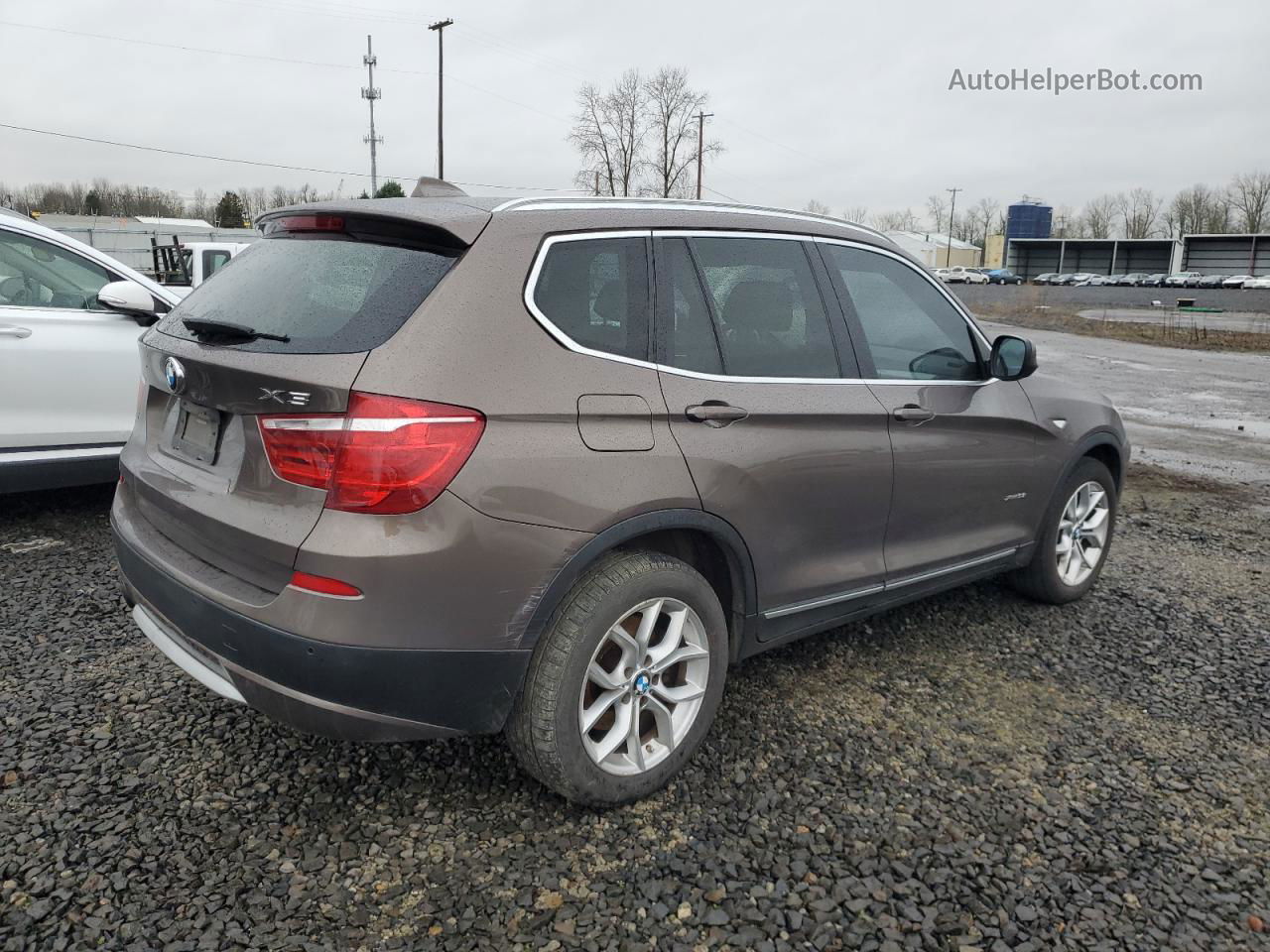 2011 Bmw X3 Xdrive35i Brown vin: 5UXWX7C5XBLT78171