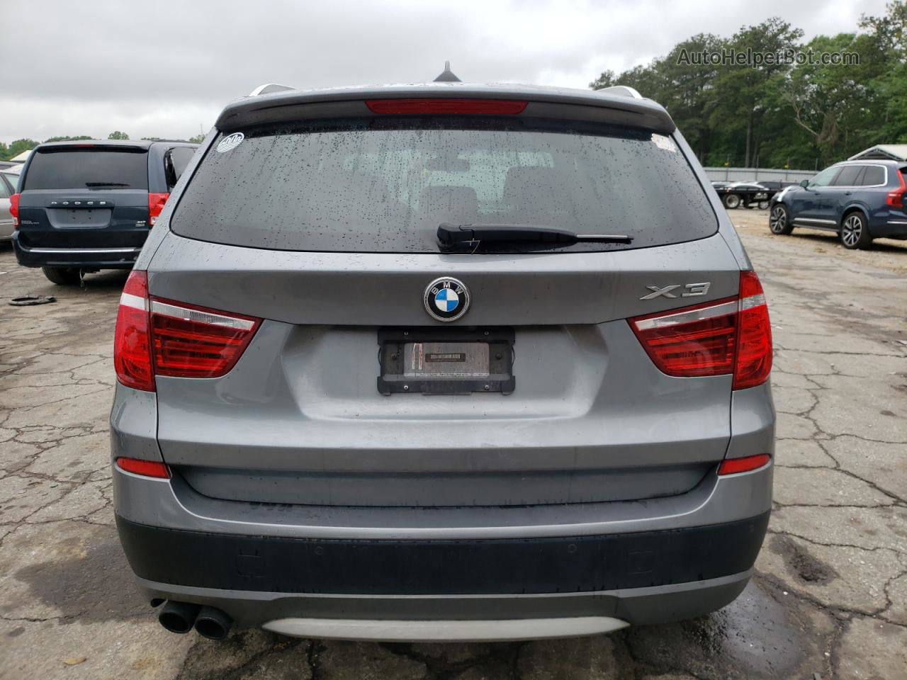 2013 Bmw X3 Xdrive35i Silver vin: 5UXWX7C5XDL978126