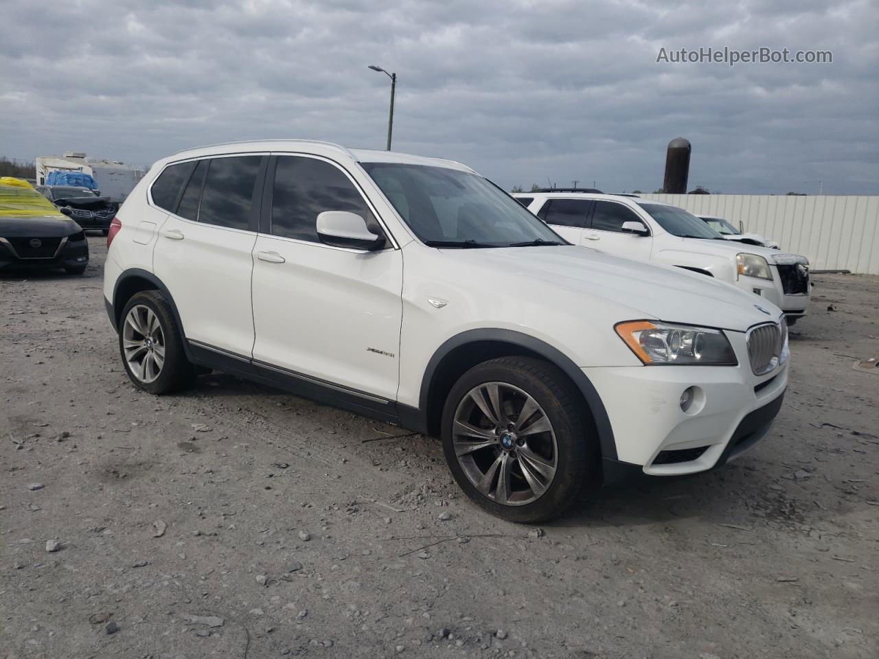 2013 Bmw X3 Xdrive35i White vin: 5UXWX7C5XDL978305