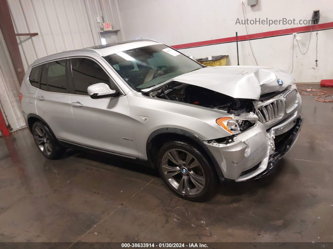 2013 Bmw X3 Xdrive35i Silver vin: 5UXWX7C5XDL978417