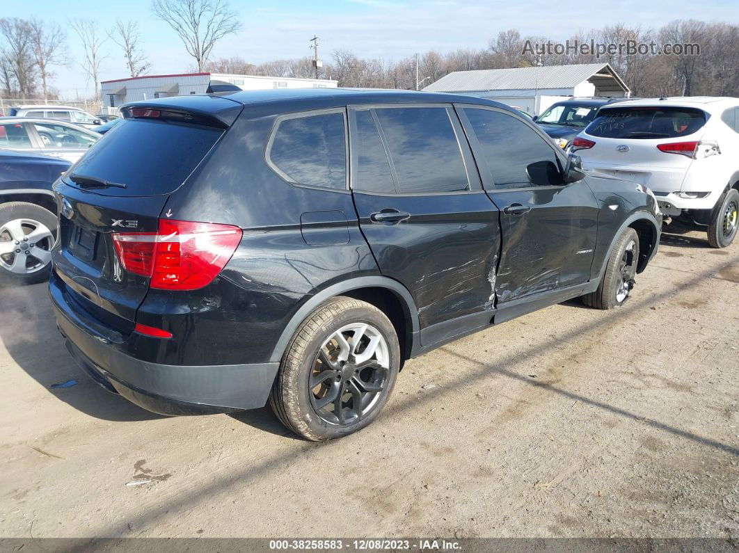 2013 Bmw X3 Xdrive35i Black vin: 5UXWX7C5XDL979745