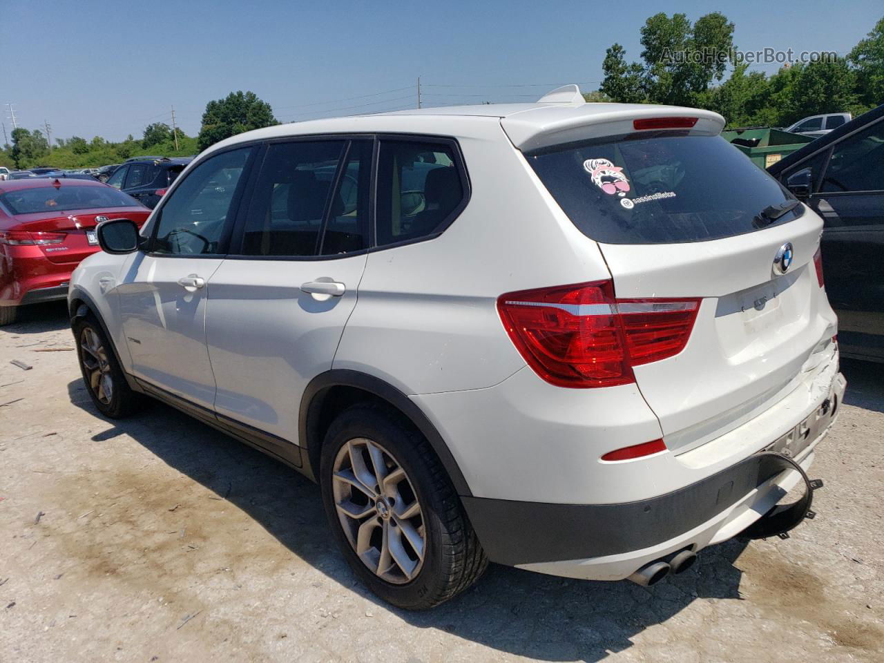 2013 Bmw X3 Xdrive35i White vin: 5UXWX7C5XDL980619