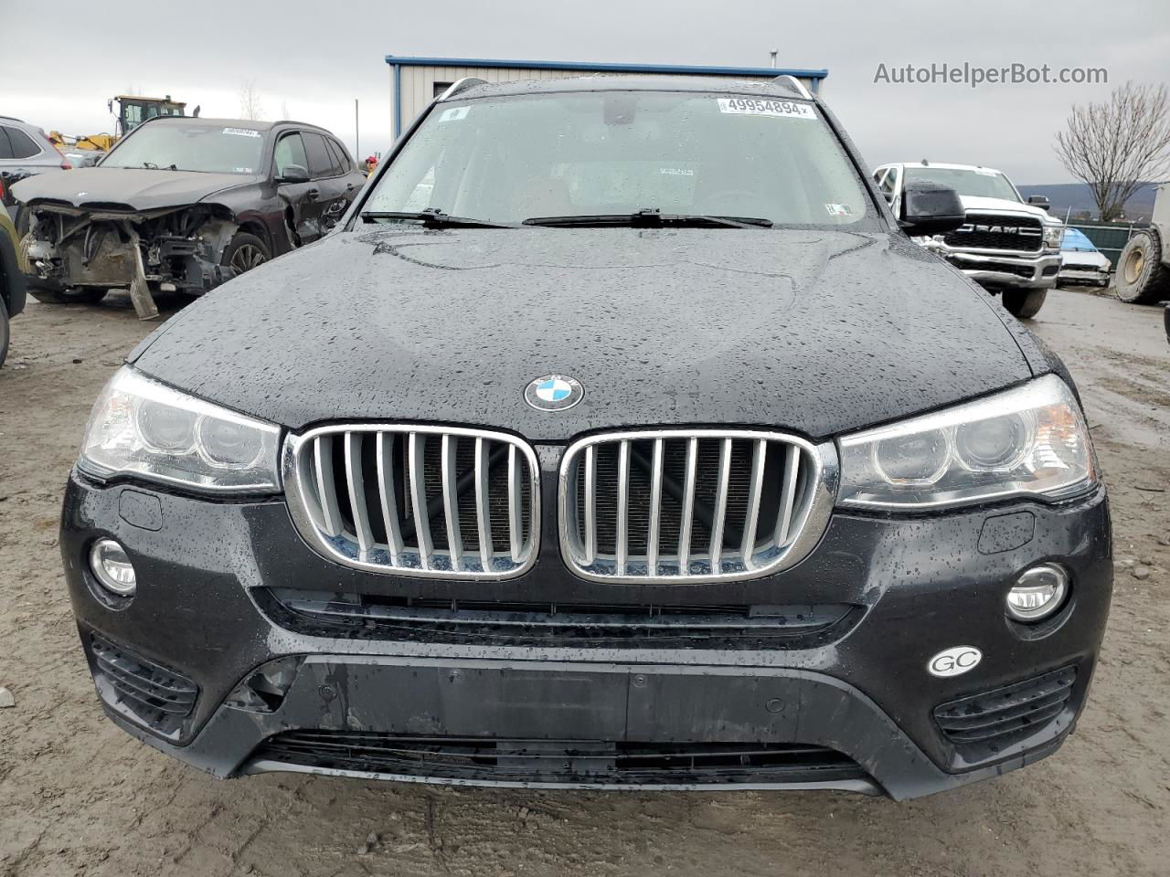 2016 Bmw X3 Xdrive35i Черный vin: 5UXWX7C5XG0R17901