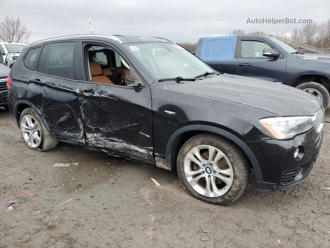 2016 Bmw X3 Xdrive35i Black vin: 5UXWX7C5XG0R17901