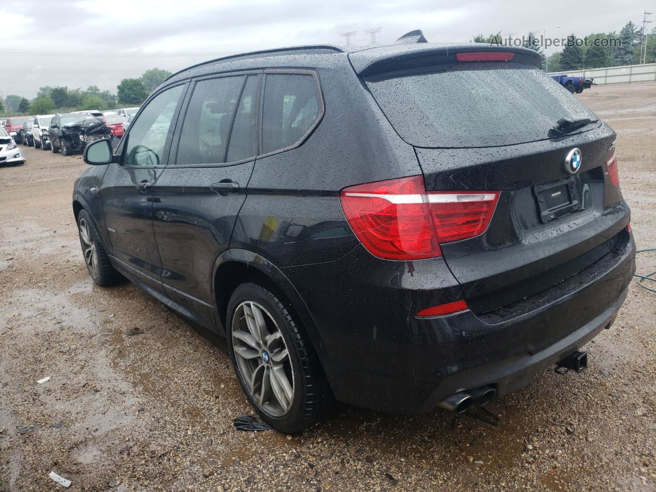 2016 Bmw X3 Xdrive35i Черный vin: 5UXWX7C5XG0S16873