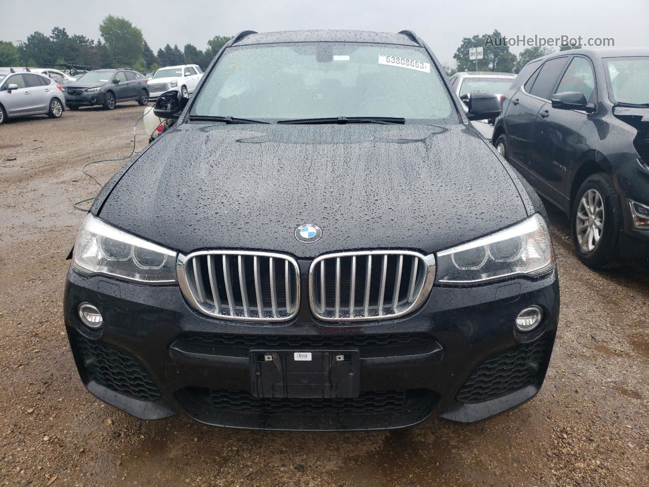 2016 Bmw X3 Xdrive35i Black vin: 5UXWX7C5XG0S16873