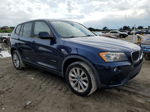 2013 Bmw X3 Xdrive28i Синий vin: 5UXWX9C50D0A09760