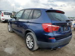 2013 Bmw X3 Xdrive28i Синий vin: 5UXWX9C50D0A09760