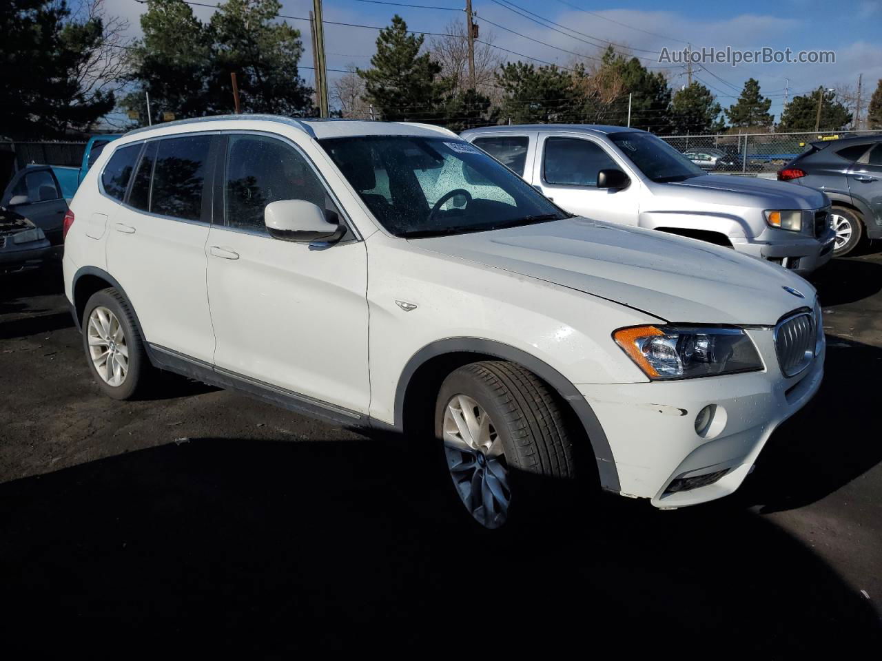 2013 Bmw X3 Xdrive28i Белый vin: 5UXWX9C50D0A17373