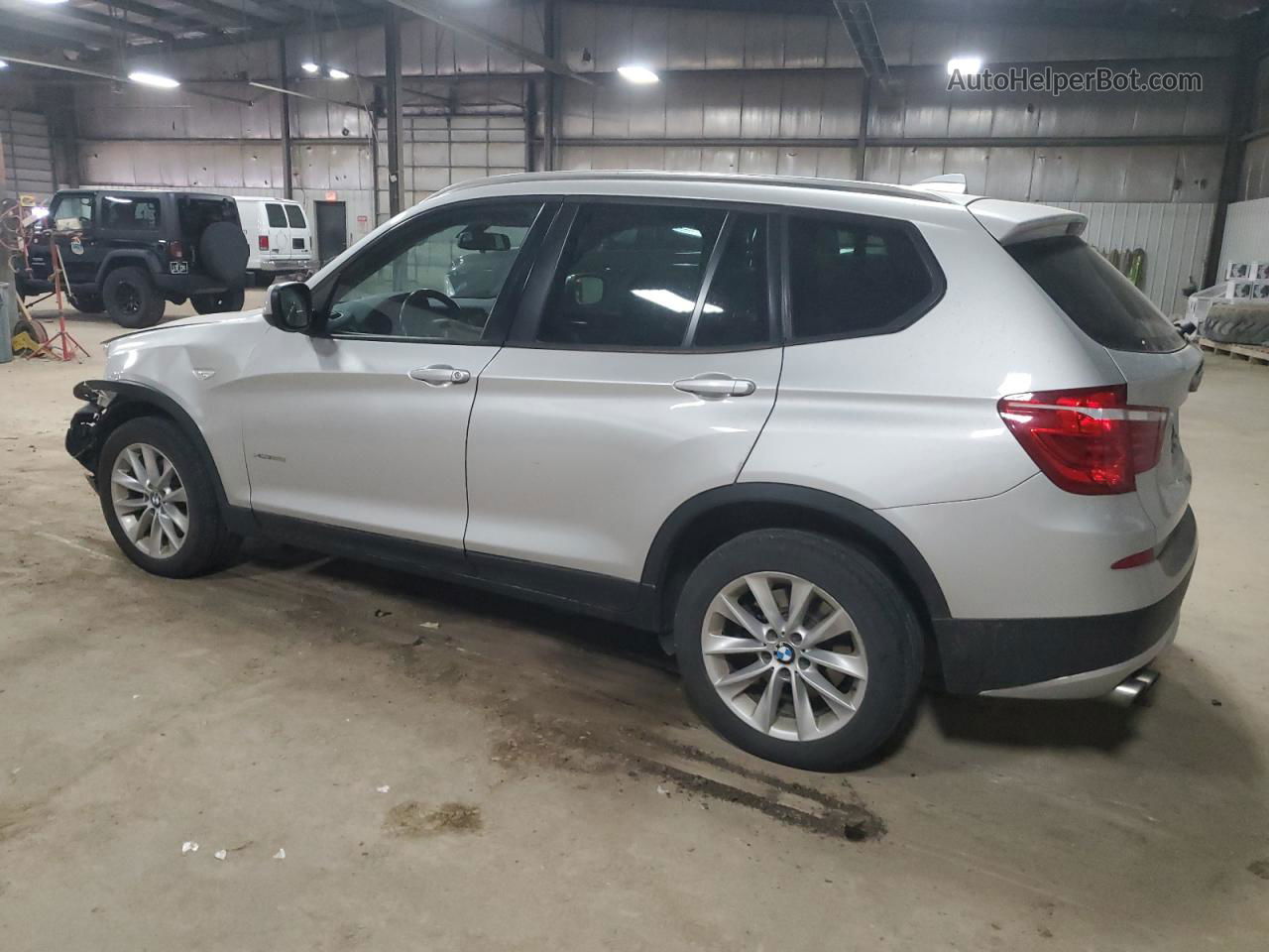 2013 Bmw X3 Xdrive28i Silver vin: 5UXWX9C50D0A17924