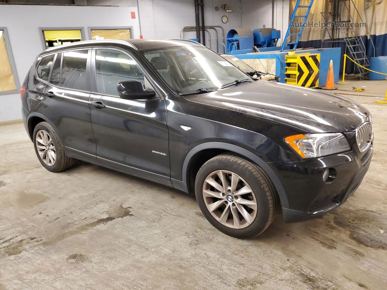 2013 Bmw X3 Xdrive28i Black vin: 5UXWX9C50D0A21469