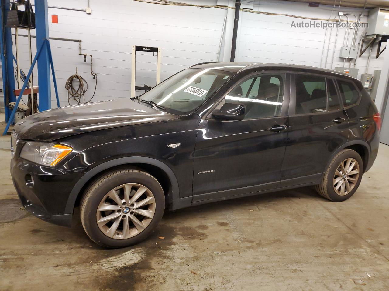 2013 Bmw X3 Xdrive28i Black vin: 5UXWX9C50D0A21469