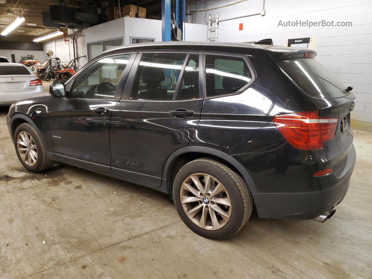 2013 Bmw X3 Xdrive28i Black vin: 5UXWX9C50D0A21469