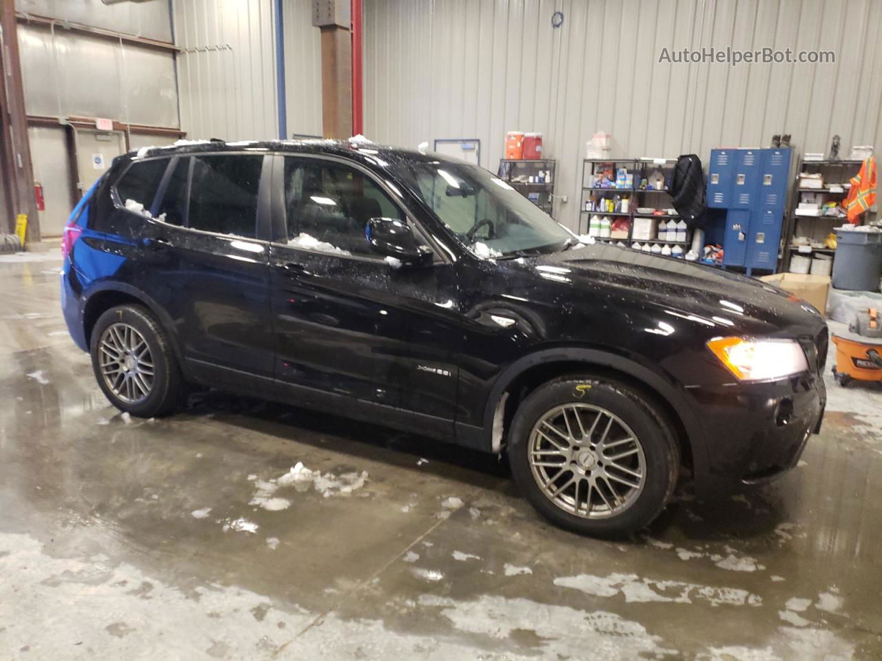 2013 Bmw X3 Xdrive28i Black vin: 5UXWX9C50D0A21908