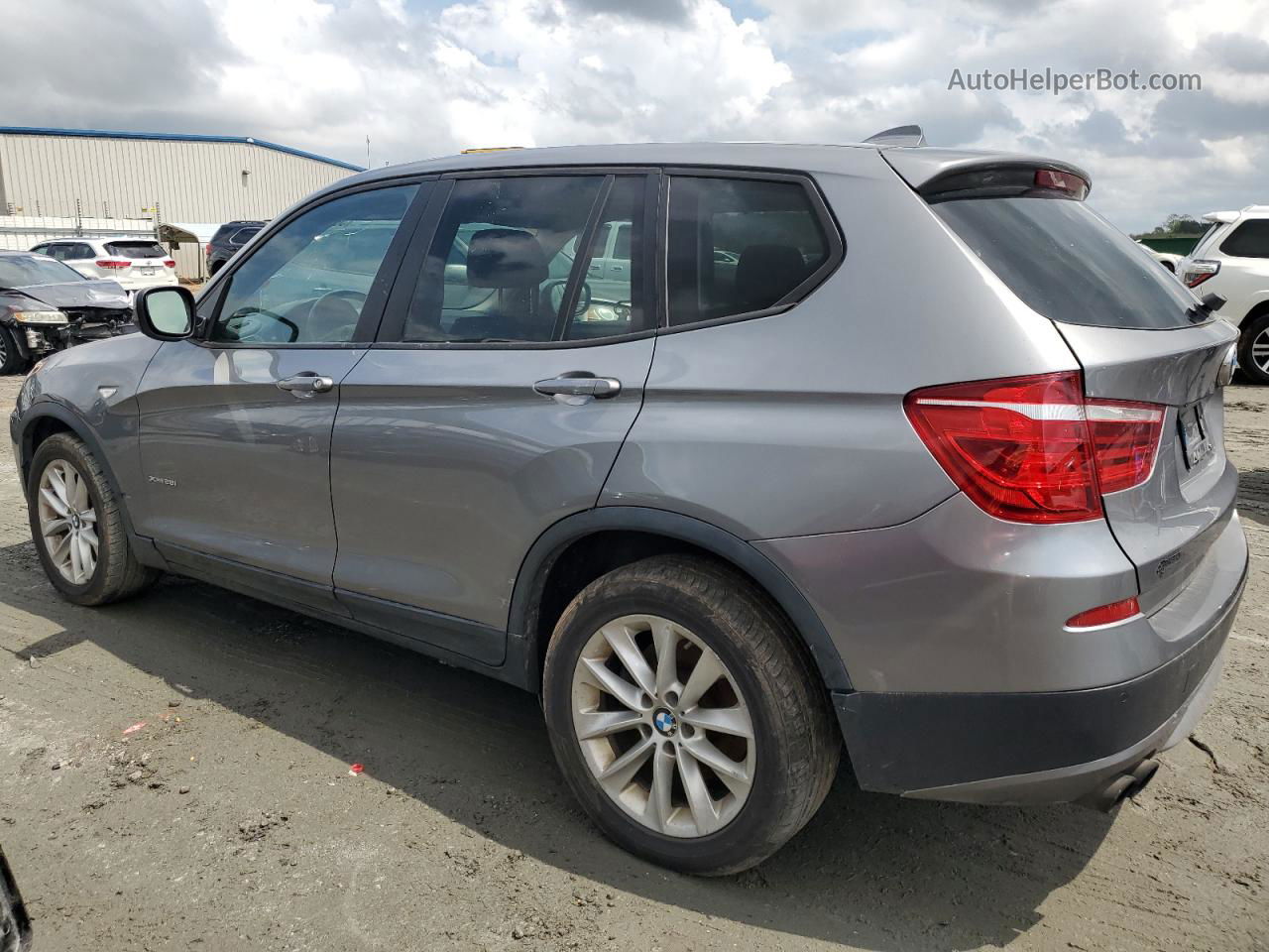 2013 Bmw X3 Xdrive28i Gray vin: 5UXWX9C50D0A22878