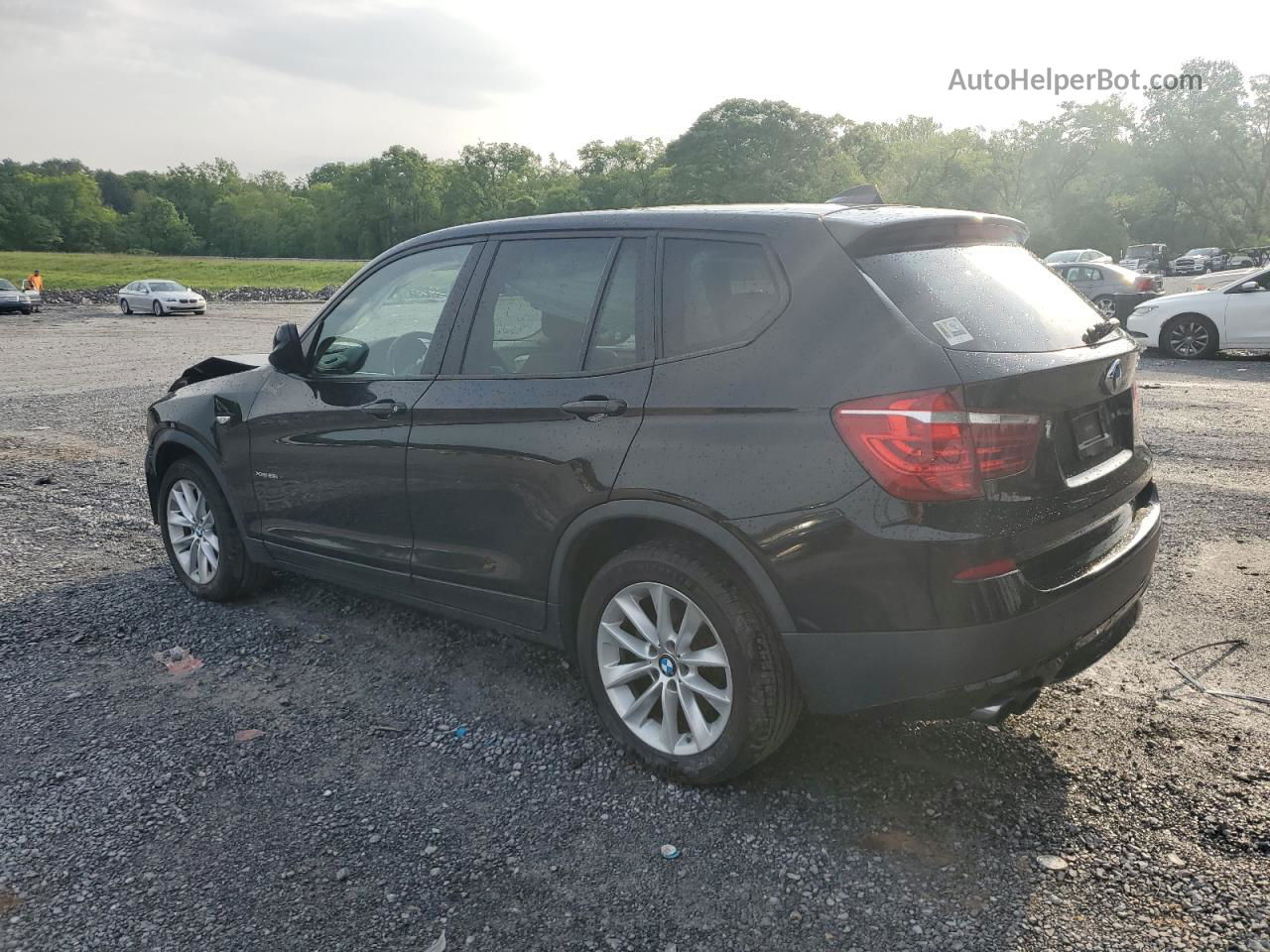 2013 Bmw X3 Xdrive28i Black vin: 5UXWX9C50D0A24274