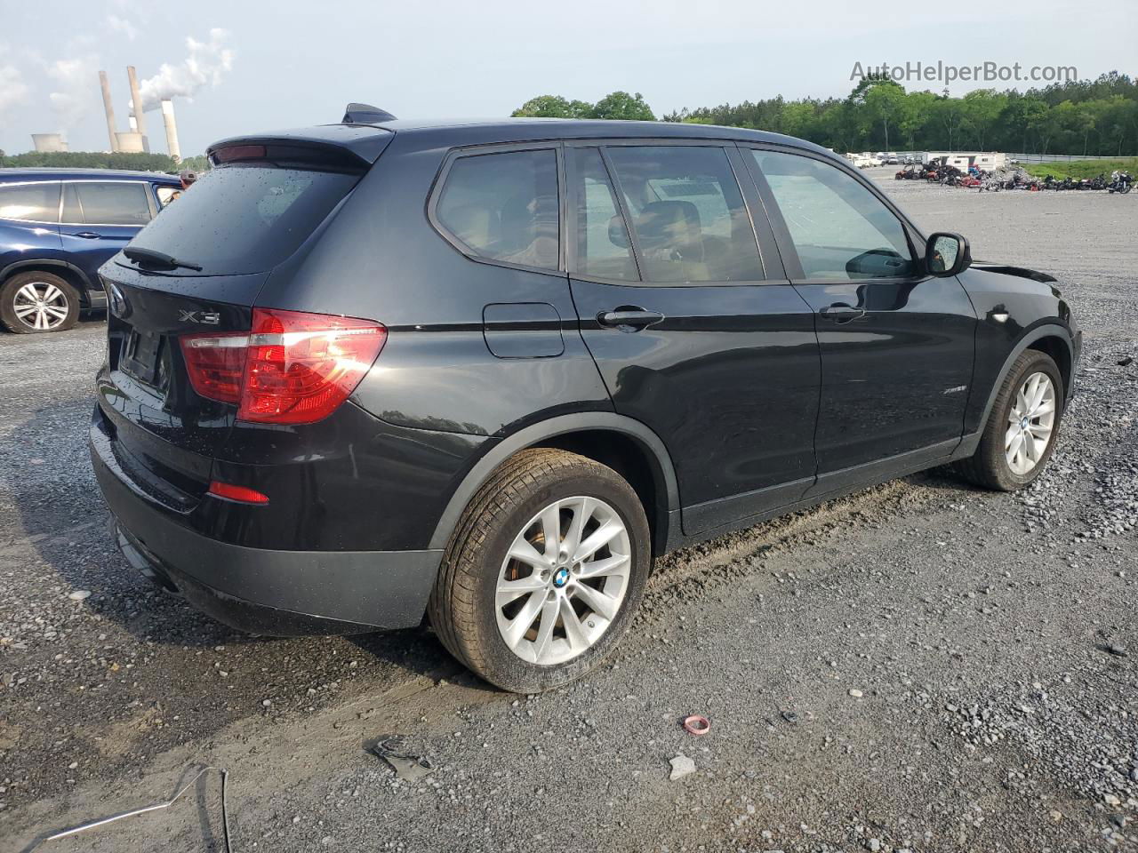 2013 Bmw X3 Xdrive28i Black vin: 5UXWX9C50D0A24274