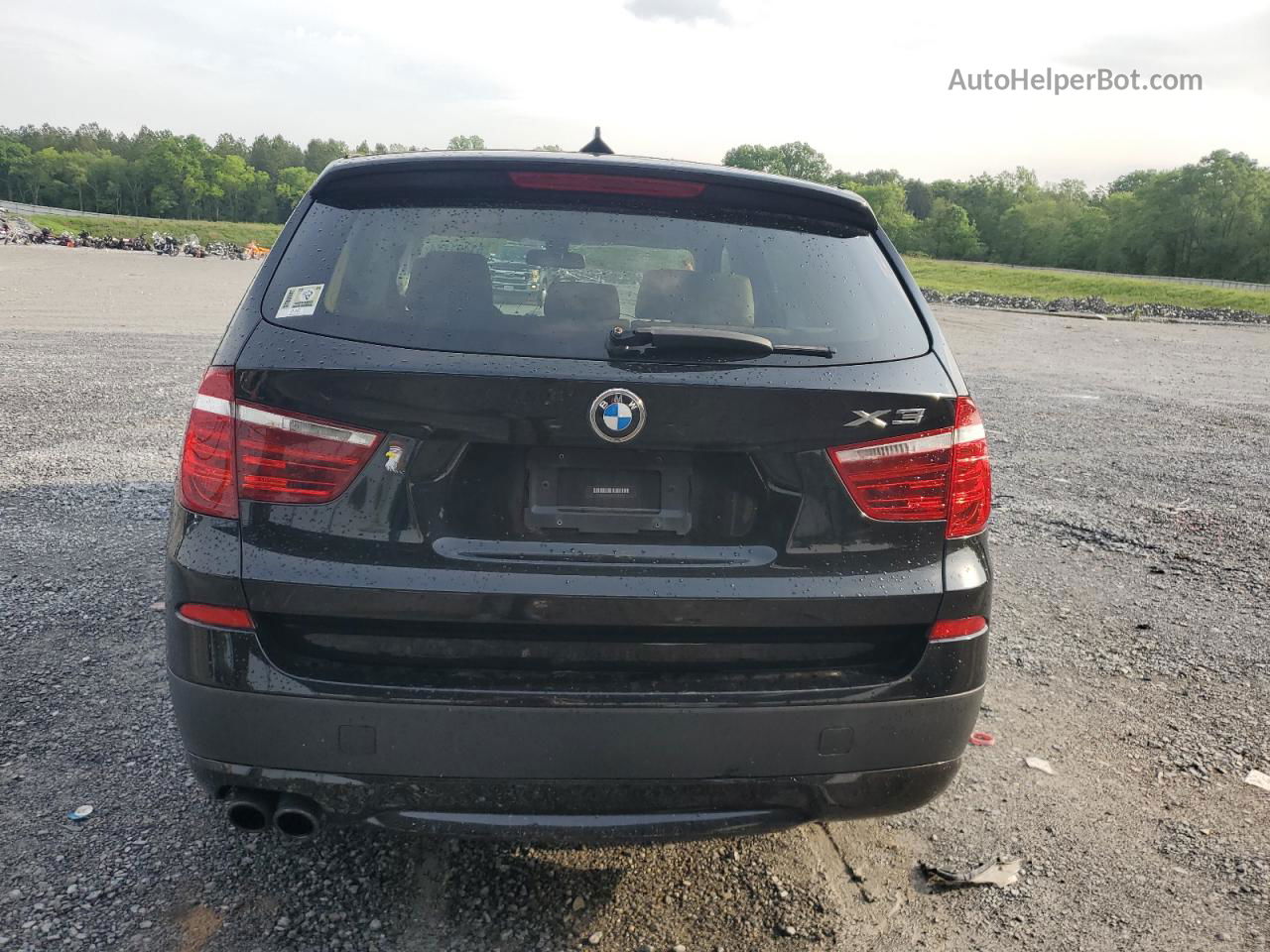 2013 Bmw X3 Xdrive28i Black vin: 5UXWX9C50D0A24274