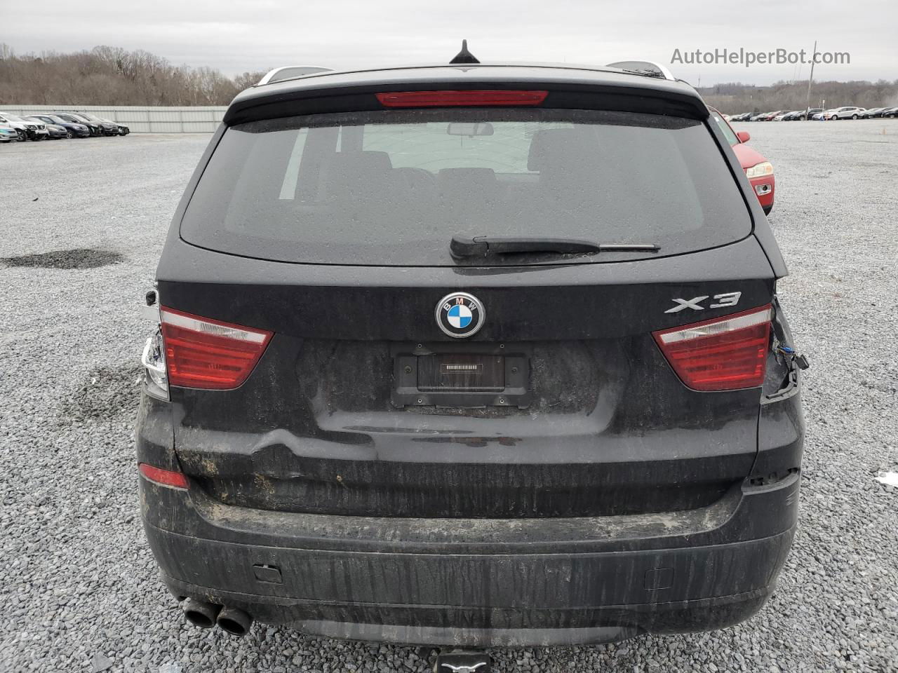 2013 Bmw X3 Xdrive28i Black vin: 5UXWX9C50D0D05023