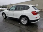 2013 Bmw X3 Xdrive28i White vin: 5UXWX9C50D0D06558