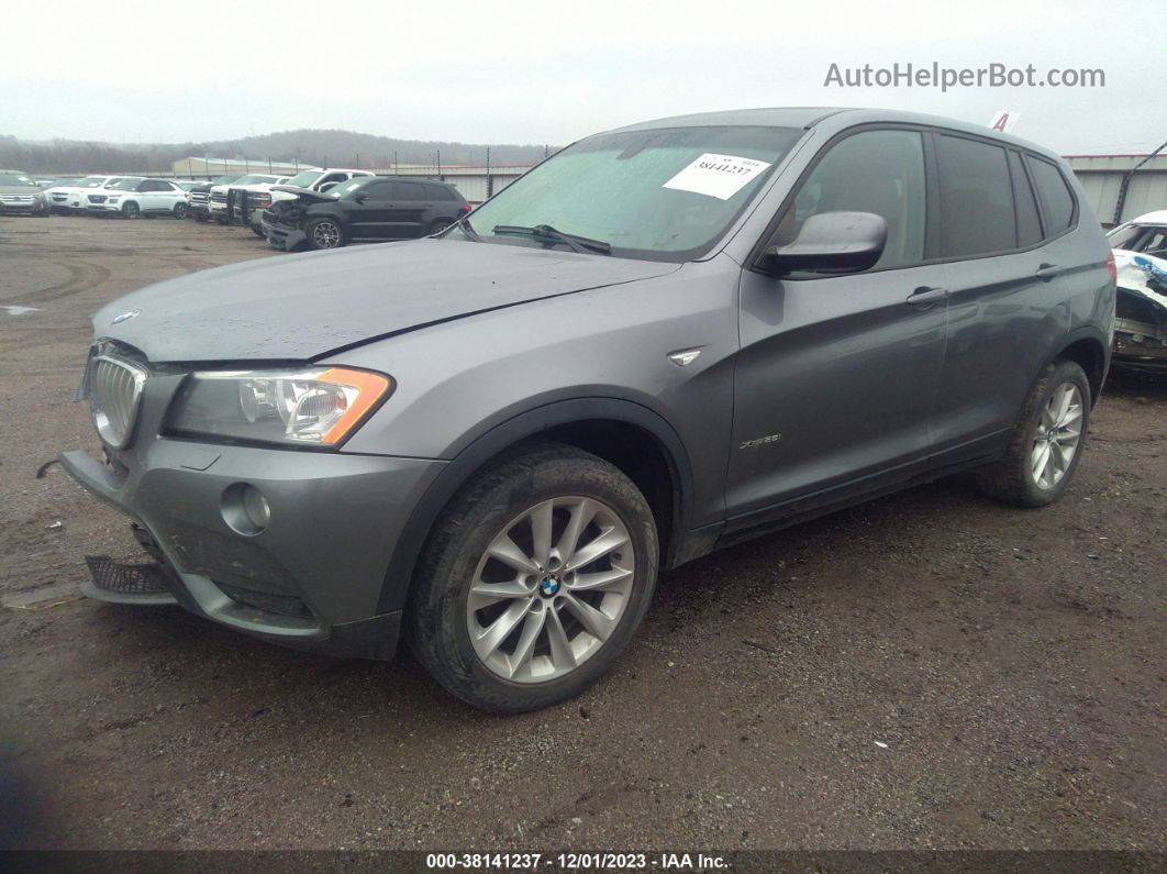 2014 Bmw X3 Xdrive28i Gray vin: 5UXWX9C50E0D14435